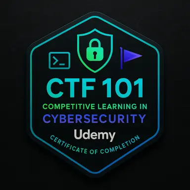 CTF 101: Competitive Learning in Cybersecurity Badge